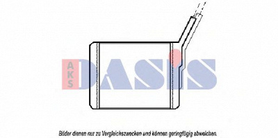 AKS DASIS 159008n -  Теплообменник, отопление салона